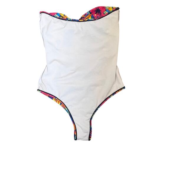 Shein Medium Bright Halter Swim Suit - Picture 6 of 6